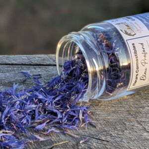 Pétales de fleurs comestibles "Bleu profond"