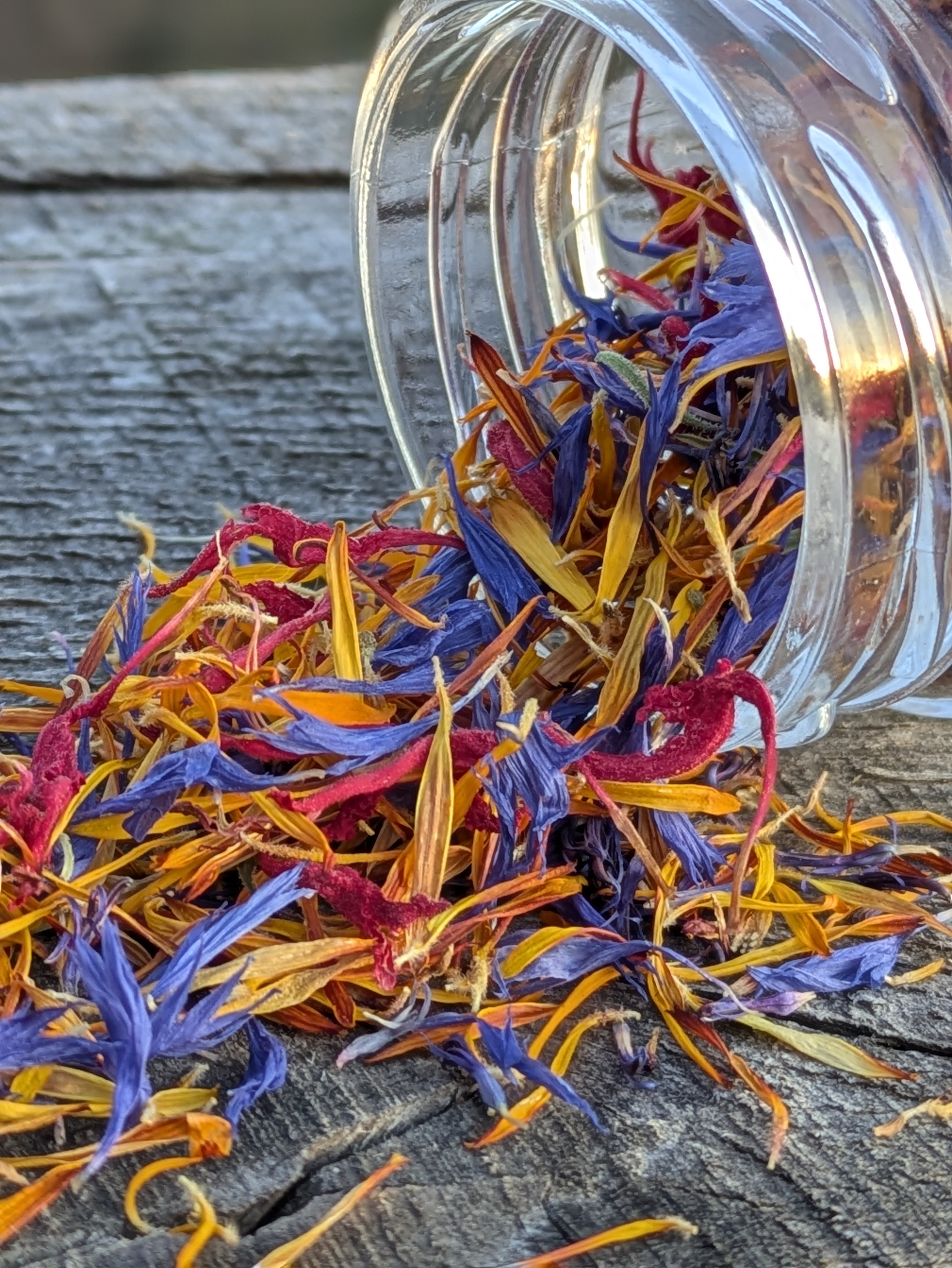 Pétales de fleurs comestibles "Crépuscule"