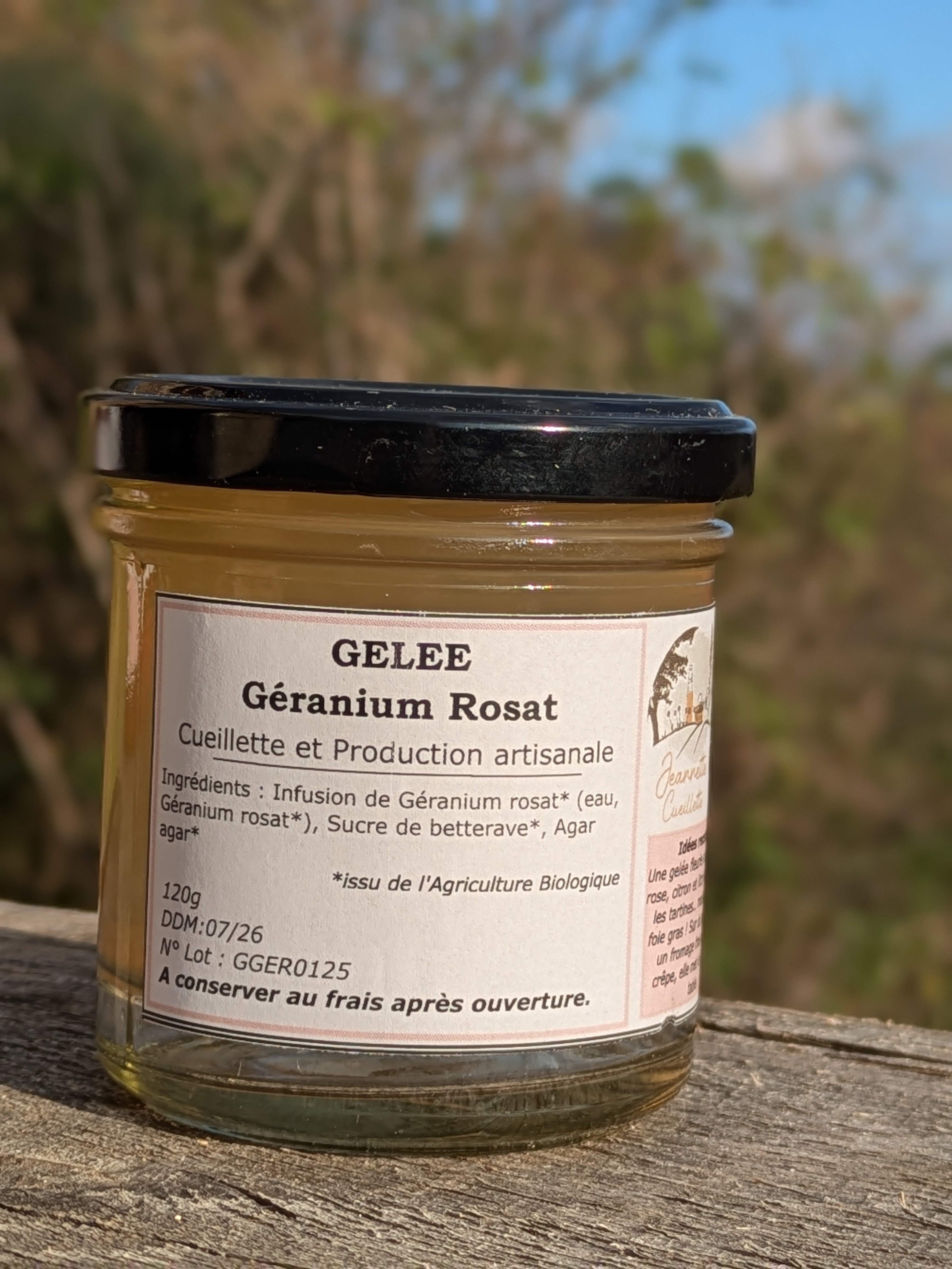 Gelée Géranium Rosat