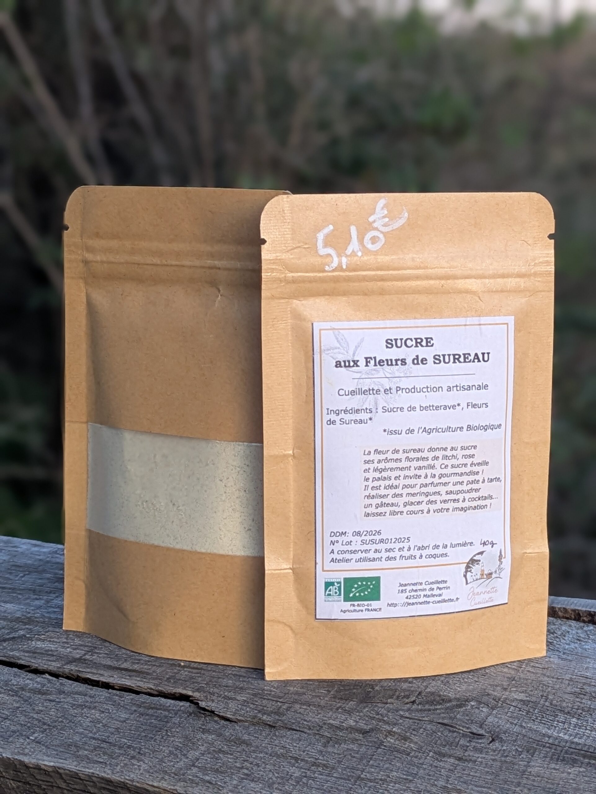 Sucre aux Fleurs de Sureau